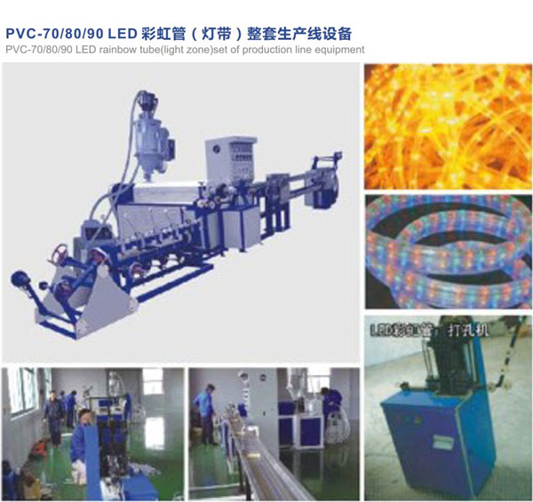 LED彩虹管擠出機、LED燈帶押出機